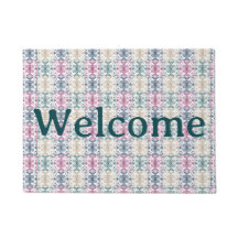 Welcome Mat with Tiles
