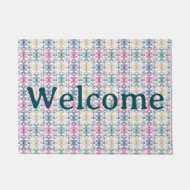 Welcome Mat with Tiles