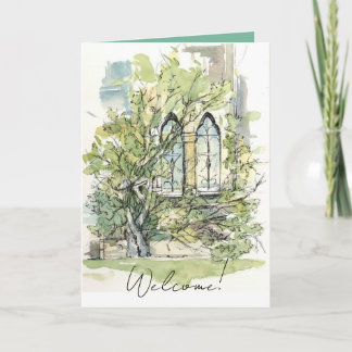 Welcome New Church Member Ivy Windows Kaart