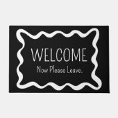 Welcome Now Please Leave Funny Introvert Deurmat (Voorkant)