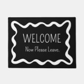 Welcome Now Please Leave Funny Introvert Deurmat (Voorkant)