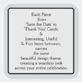 Welcome Pt 3 Vierkante Sticker (Voorkant)