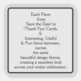 Welcome Pt 3 Vierkante Sticker