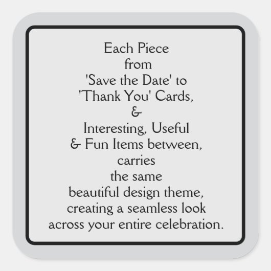 Welcome Pt 3 Vierkante Sticker (Voorkant)