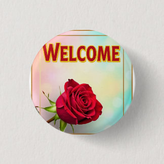 Welcome  ronde button 3,2 cm