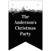 Welcome Santa Elf Christmas Themed Party Vlaggetjes (Eerste vlag)