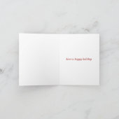 welcome santa note card. feestdagen kaart (Binnen)
