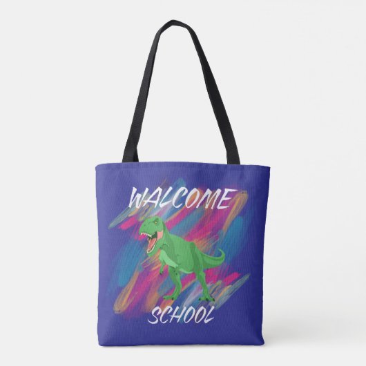 WELCOME SCHOOL, WELCOME BACK TO SCHOOL 2025 TOTE BAG (Achterkant)