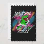 WELCOME SCHOOL WELCOME  BACK TO SCHOOL  KAART (Achterkant)