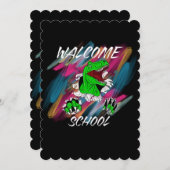 WELCOME SCHOOL WELCOME BACK TO SCHOOL KAART (Voorkant / Achterkant)