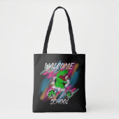 WELCOME SCHOOL WELCOME  BACK TO SCHOOL  TOTE BAG (Voorkant)