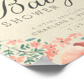 WELCOME SIGN |  Baby Floral Storybook Poster (Hoek)