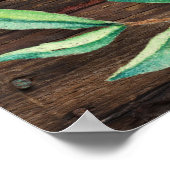 WELCOME SIGN | Rustic Wood Lemon Wedding Poster (Hoek)