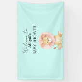 Welcome sign "Sweet Lion" Baby Shower Banner (Verticaal)
