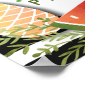 WELCOME SIGN | Tweetti Frutti Birthday Party Poster (Hoek)