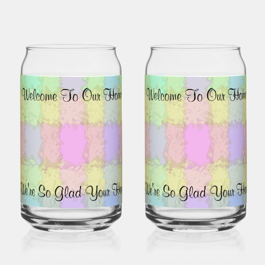 Welcome Soda Glass Blikvorm Glas (Voorkant)