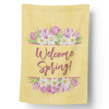 Welcome Spring Tulip and Daffodil