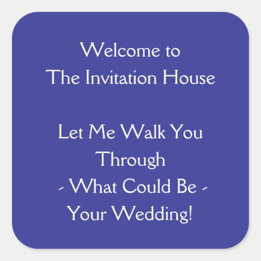 Welcome Sticker (Voorkant)