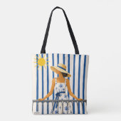 Welcome summer tote bag (Achterkant)