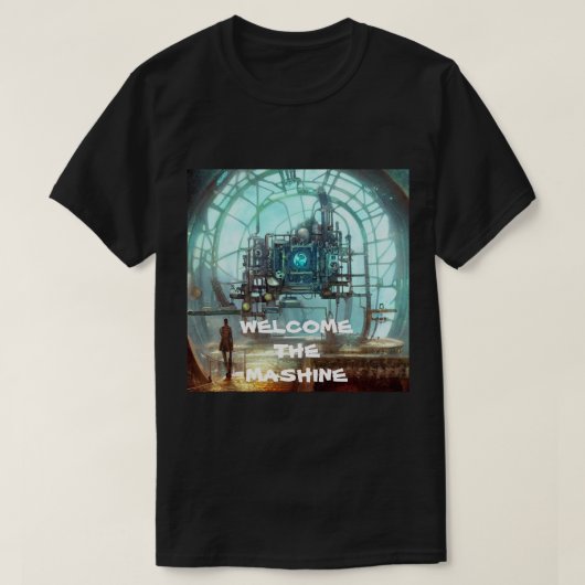 WELCOME THE MASHINE T-SHIRT (Design voorkant)