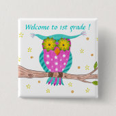 Welcome to 1st grade pin button (Voorkant)