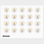 Welcome To 1st Grade Student Stickers,  Ronde Sticker (Vel)