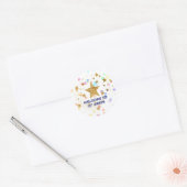 Welcome To 1st Grade Student Stickers,  Ronde Sticker (Envelop)