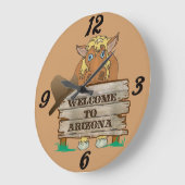 Welcome to Arizona Wall Clock Grote Klok (Hoek)