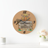 Welcome to Arizona Wall Clock Grote Klok (Huis)