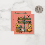 Welcome to Automn Notitiekaartje (Voorkant / Achterkant in situ)