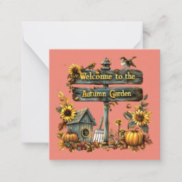 Welcome to Automn Notitiekaartje