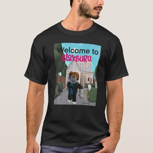 Welcome to bloxburg Premium T-shirt (Voorkant)