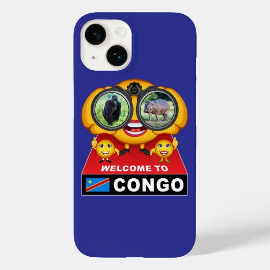 Welcome to Congo Case-Mate iPhone Case (Achterkant)