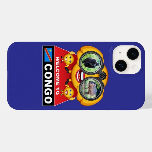 Welcome to Congo Case-Mate iPhone Case (Achterkant (horizontaal))
