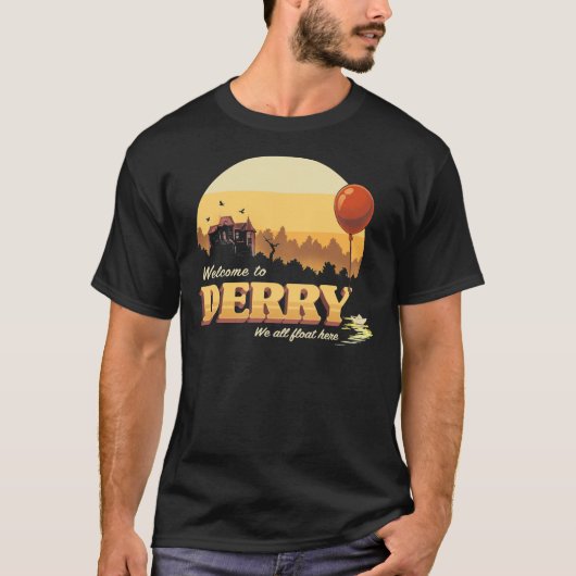 Welcome to Derry - IT Terror Movie Book - Horror K T-shirt (Voorkant)