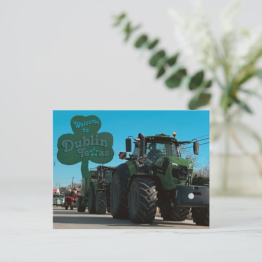 Welcome to Dublin (Texas) Briefkaart (Staand voorkant)