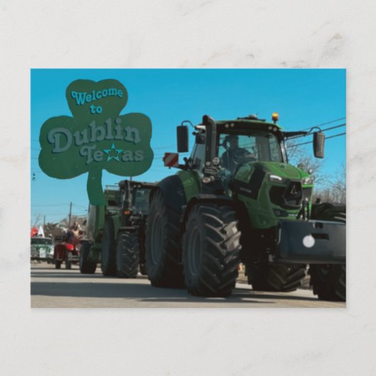 Welcome to Dublin (Texas) Briefkaart (Voorkant)