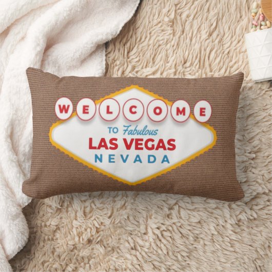 Welcome to Fabulous Las Vegas Nevada Trendy Memory Kussen (Deken)