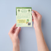 Welcome to Greenleaf Nursery Branding Flyer (Hand)