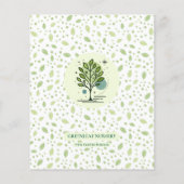 Welcome to Greenleaf Nursery Branding Flyer (Achterkant)