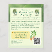Welcome to Greenleaf Nursery Branding Flyer (Voorkant)