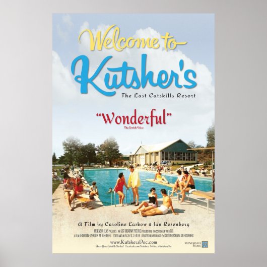 Welcome to Kutshers Film Poster (Voorkant)