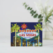 Welcome to Las Vegas Postcard Briefkaart (Staand voorkant)