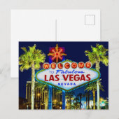 Welcome to Las Vegas Postcard Briefkaart (Voorkant / Achterkant)