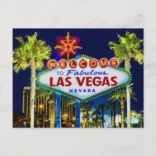 Welcome to Las Vegas Postcard Briefkaart (Voorkant)