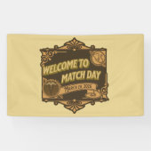 Welcome to Match Day 2026 Celebration Party Spandoek (Horizontaal)
