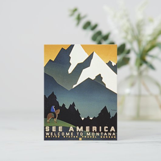 Welcome to Montana, Briefkaart (Staand voorkant)