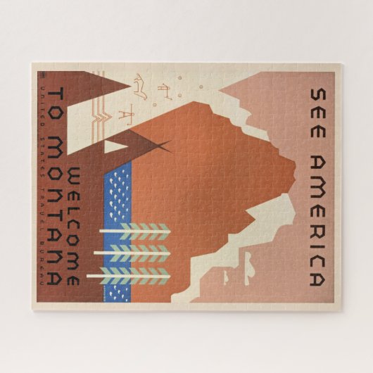 Welcome to Montana Legpuzzel (Horizontaal)