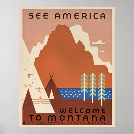Welcome to Montana Poster (Voorkant)