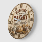 Welcome to My Bakery Baker Gift Grote Klok (Hoek)